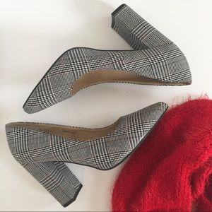 NWOT Plaid Mod Heels